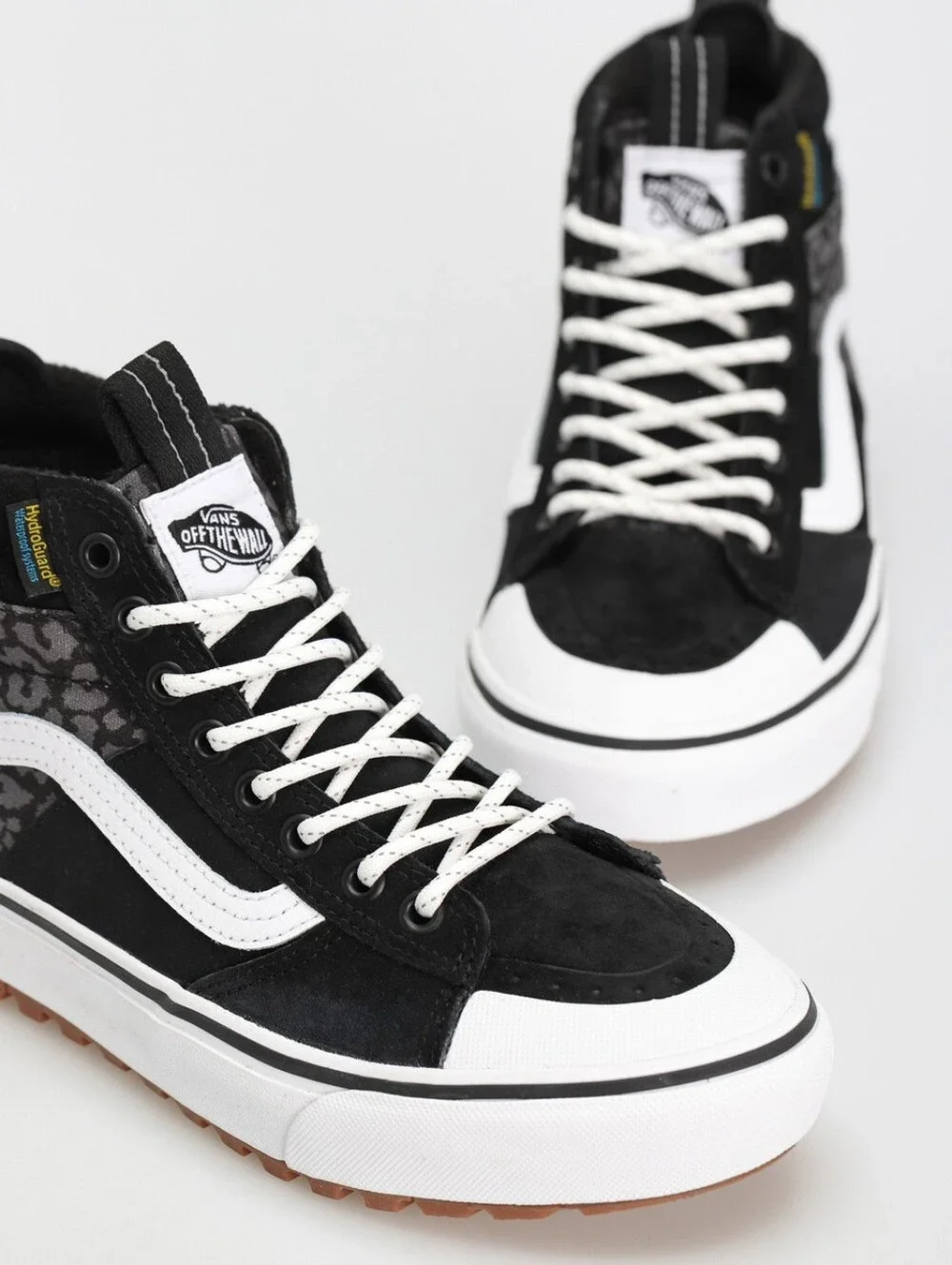 Women's Vans Sk8-Hi MTE-2 Boots - Black/White 'Leopard'